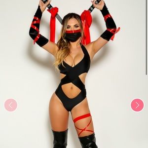 3 Piece Sexy Ninja Costume